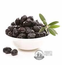 Olive Itrane Nere Grinze Condite 370 g.